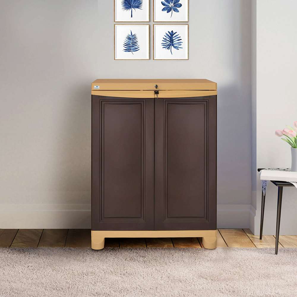 Nilkamal Freedom Small 1 Cabinet Brown / Biscuit - FS1 0