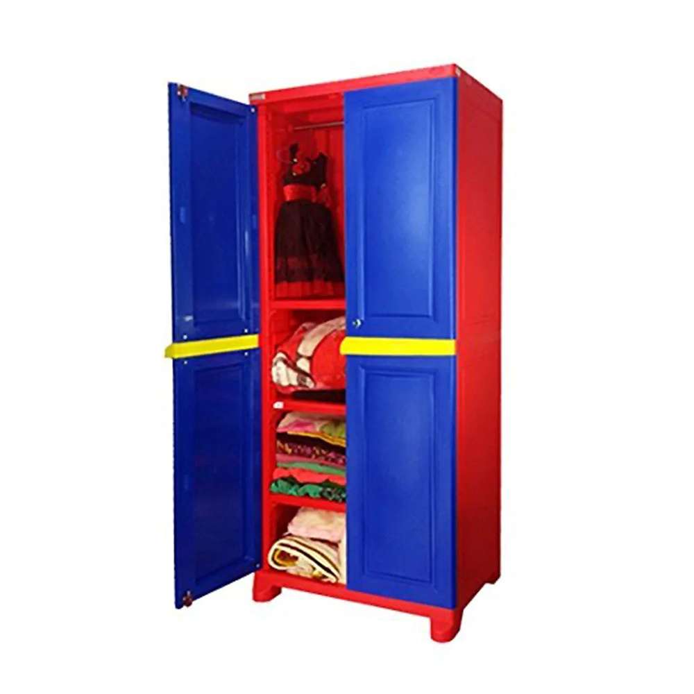 Nilkamal Freedom Big 1 Cabinet Pepsi Blue / Bright Red And Yellow - FB1 1