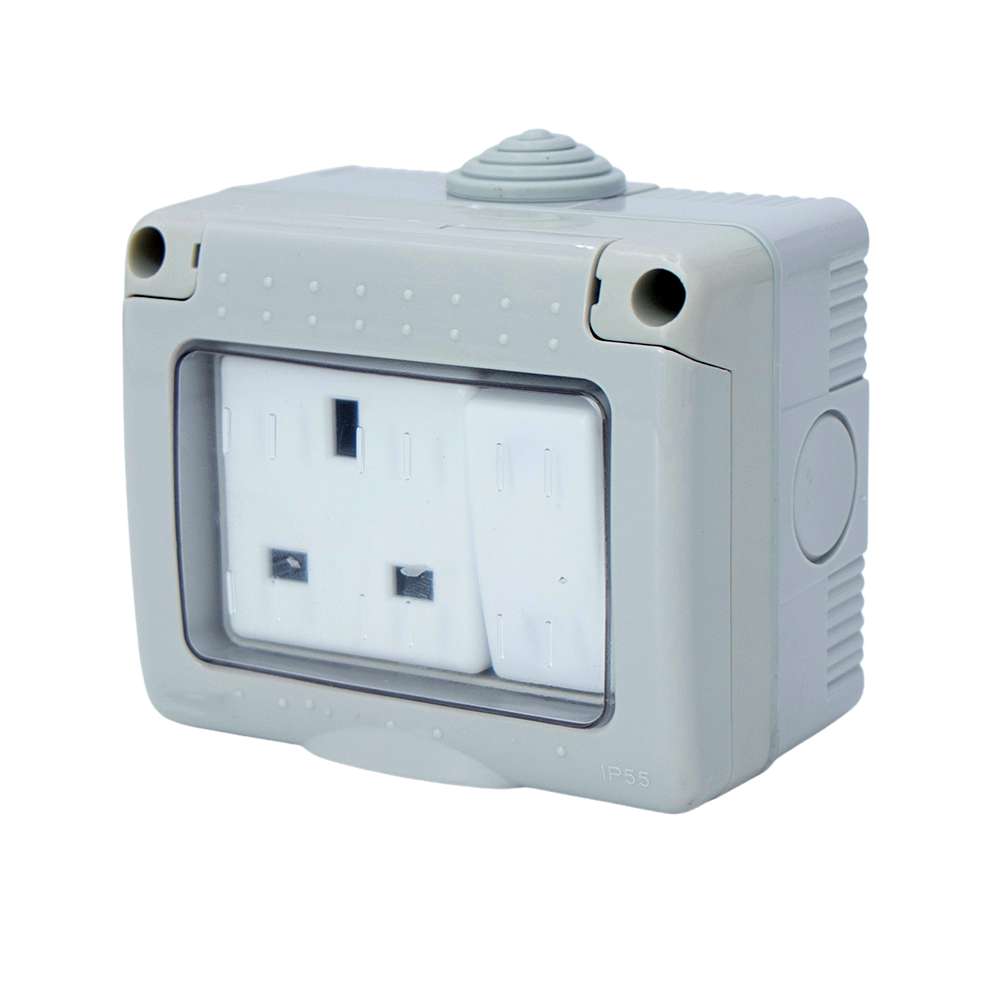 Veto 13A Waterproof Single Socket Switch 0