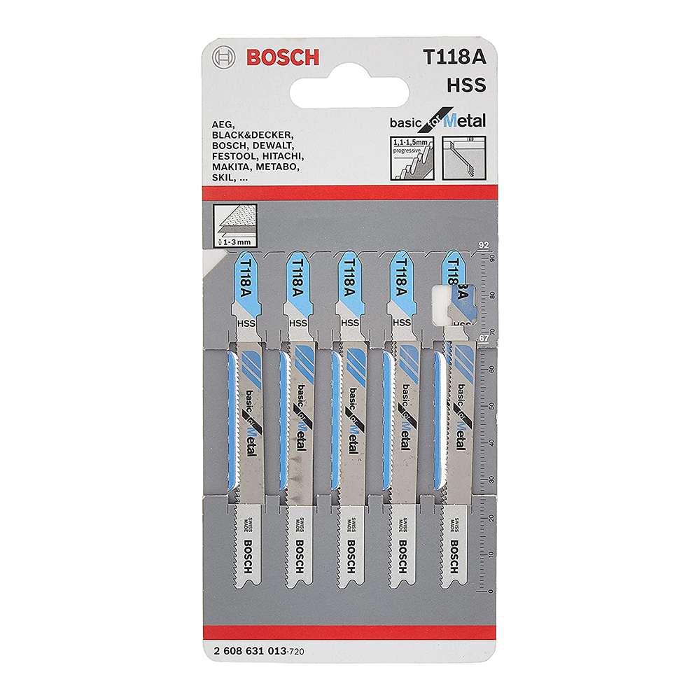 Bosch T-118 A Jigsaw Blade (Metal) 1 PKT-5 0