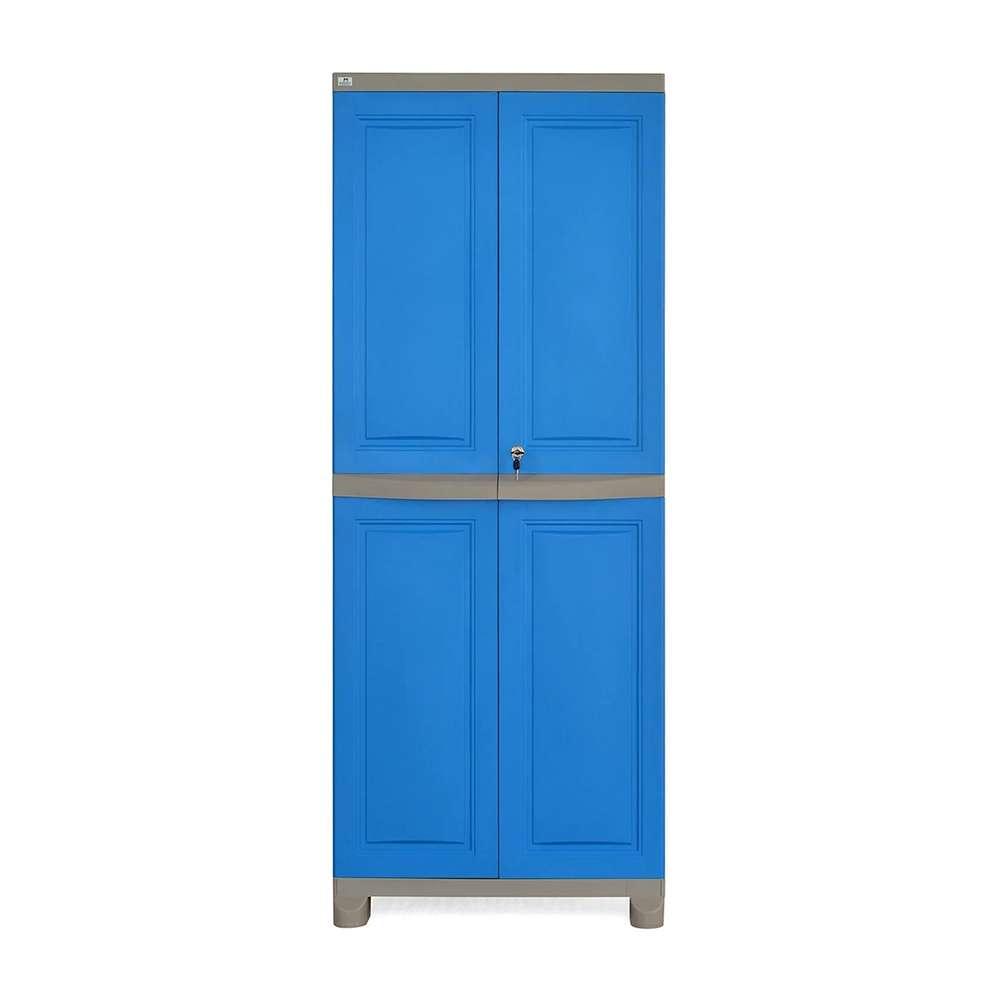 Nilkamal Freedom Big Cabinet Deep Blue And Grey - FB1 0