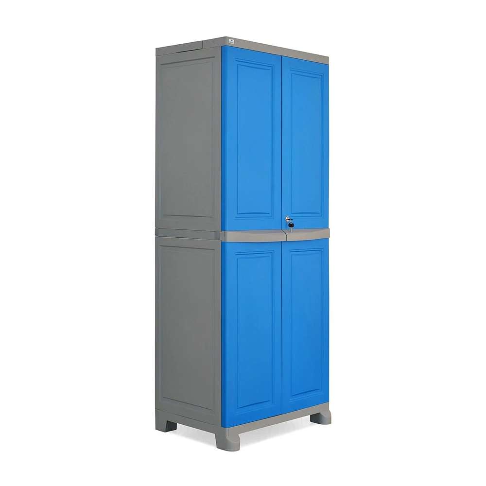 Nilkamal Freedom Big Cabinet Deep Blue And Grey - FB1 1