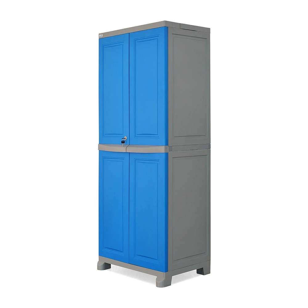 Nilkamal Freedom Big Cabinet Deep Blue And Grey - FB1 2
