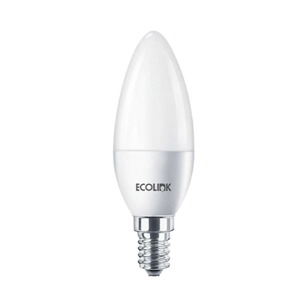 Ecolink 5W E14 B35 865 FR1CT/12 APR LED Candle Frosted