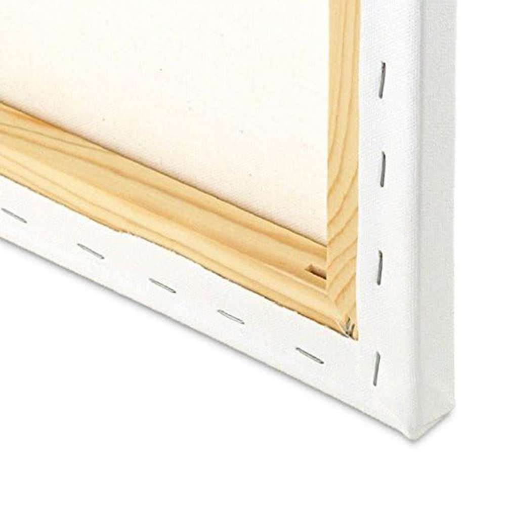Funbo Stretched Canvas Board 60 x 60cm, 380gsm, Triple Primed Cotton, Acid-Free, Ideal for Acrylic & Oil Painting 1