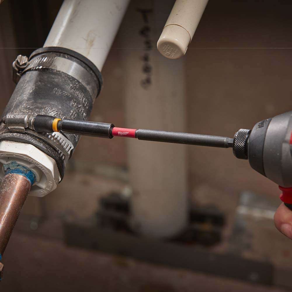 Milwaukee Shockwave Magnetic Bit Holder, 60mm, Impact-Rated Extension for 1/4" Bits 2