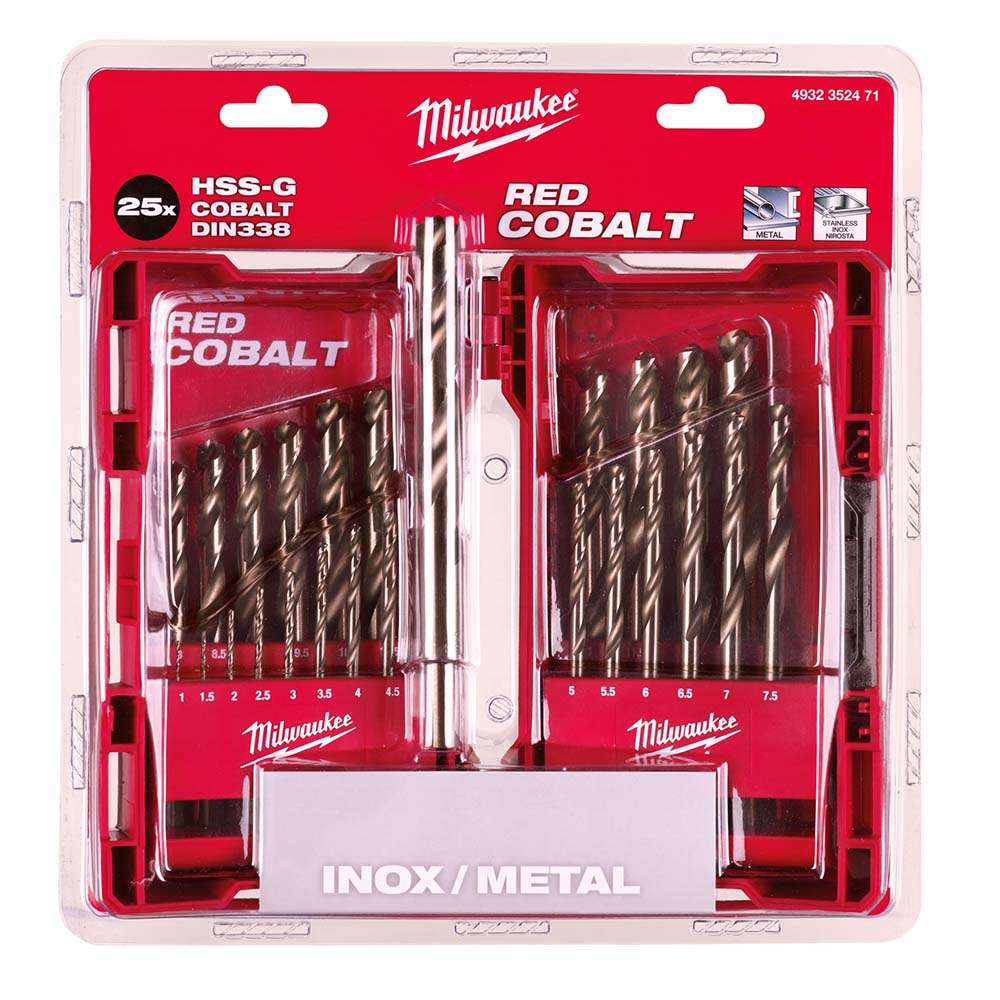 Milwaukee 4932352471 HSS-G Metal Drill Bit Set (25Pcs/Set) 1