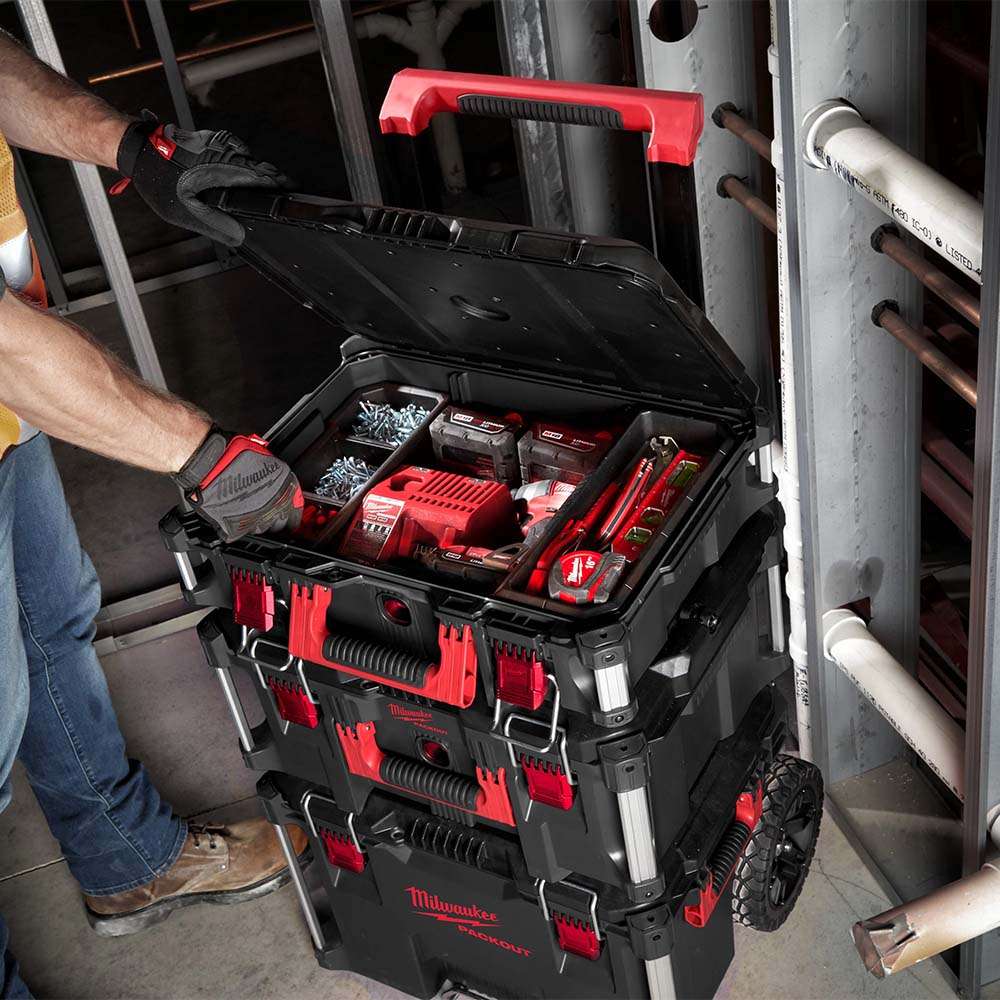 Milwaukee Shockwave Packout Set, Impact Bit & Drill Set in Packout Case – 32-Piece Pack 2