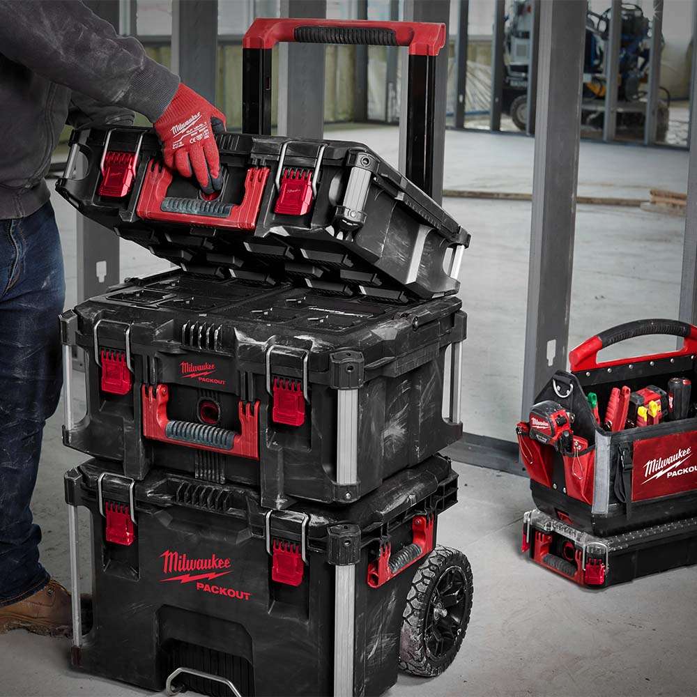 Milwaukee Shockwave Packout Set, Impact Bit & Drill Set in Packout Case – 32-Piece Pack 3