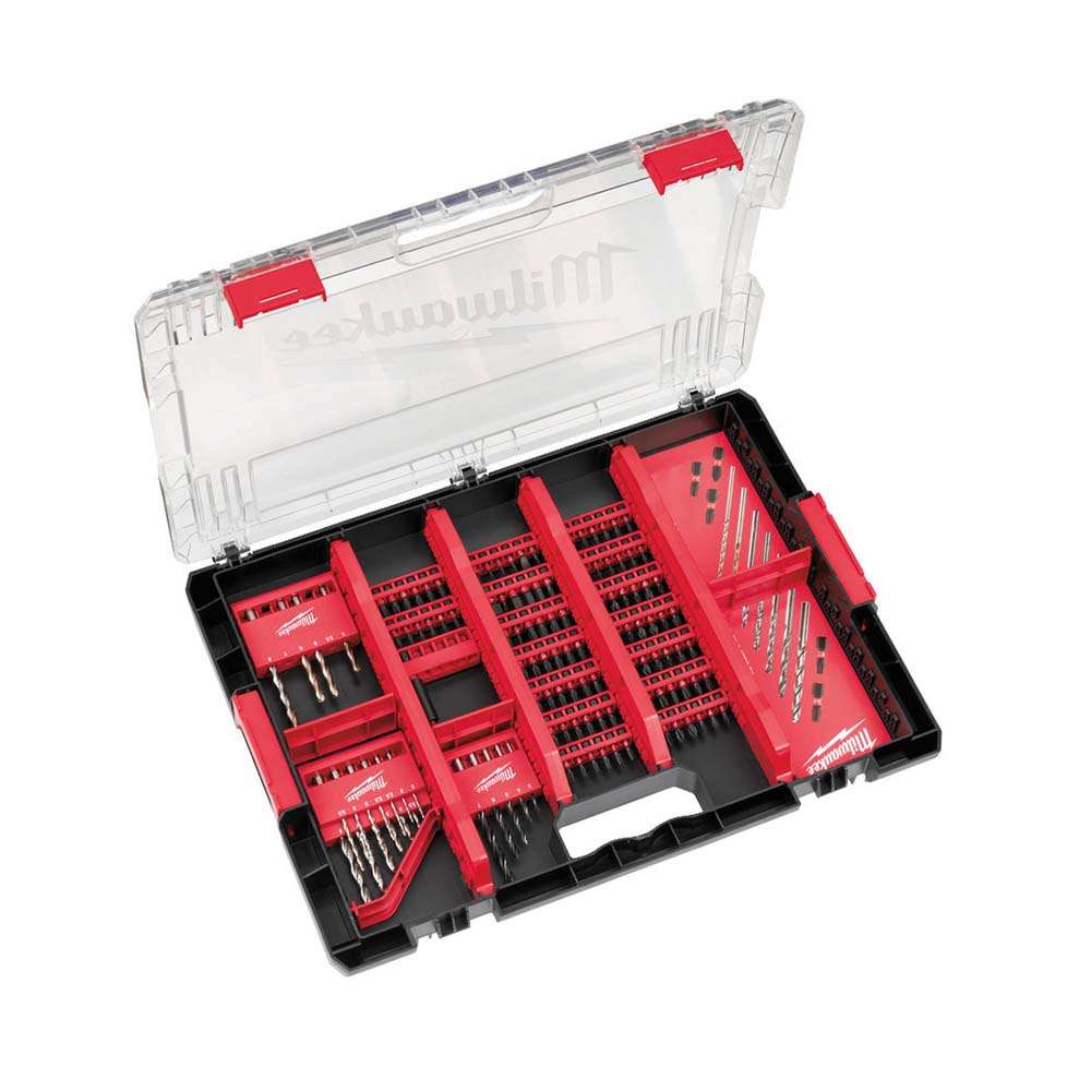 Milwaukee 4932464550 Shockwave Metal Drill Bit Set, 1/4" (120Pcs/Set) 0