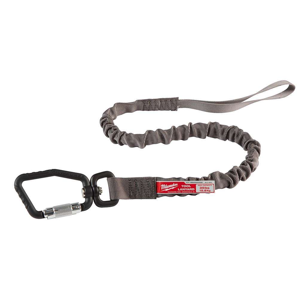 Milwaukee 4932471353 Locking Tool Lanyard, 1015MM, 15.8 Kg Capacity, Grey 0