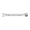 Milwaukee MaxBite Ratcheting Combination Wrench, 10mm, Chrome-Plated Spanner for Fastening 0