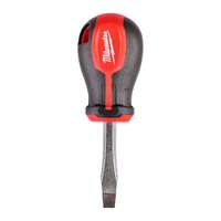 Milwaukee Tri-Lobe Slotted Screwdriver, 0.4 x 65mm, Comfort-Grip Flat Head Driver