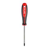 Milwaukee Tri-Lobe Phillips Screwdriver, PH1 x 100mm, Comfort-Grip PH Driver for Fasteners