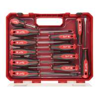 Milwaukee Tri-Lobe Screwdriver Set, Mixed Slotted, PH & PZ Drivers – 12-Piece Pack