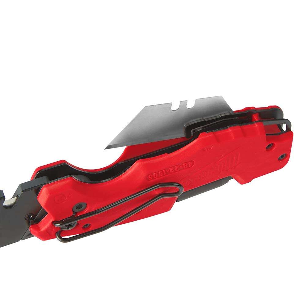 Milwaukee 4932478559 Fastback 6 In 1 Utility Knife, Red 6
