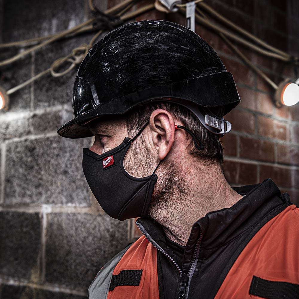 Milwaukee Face Mask, Black (3 Pcs/Pack) 3