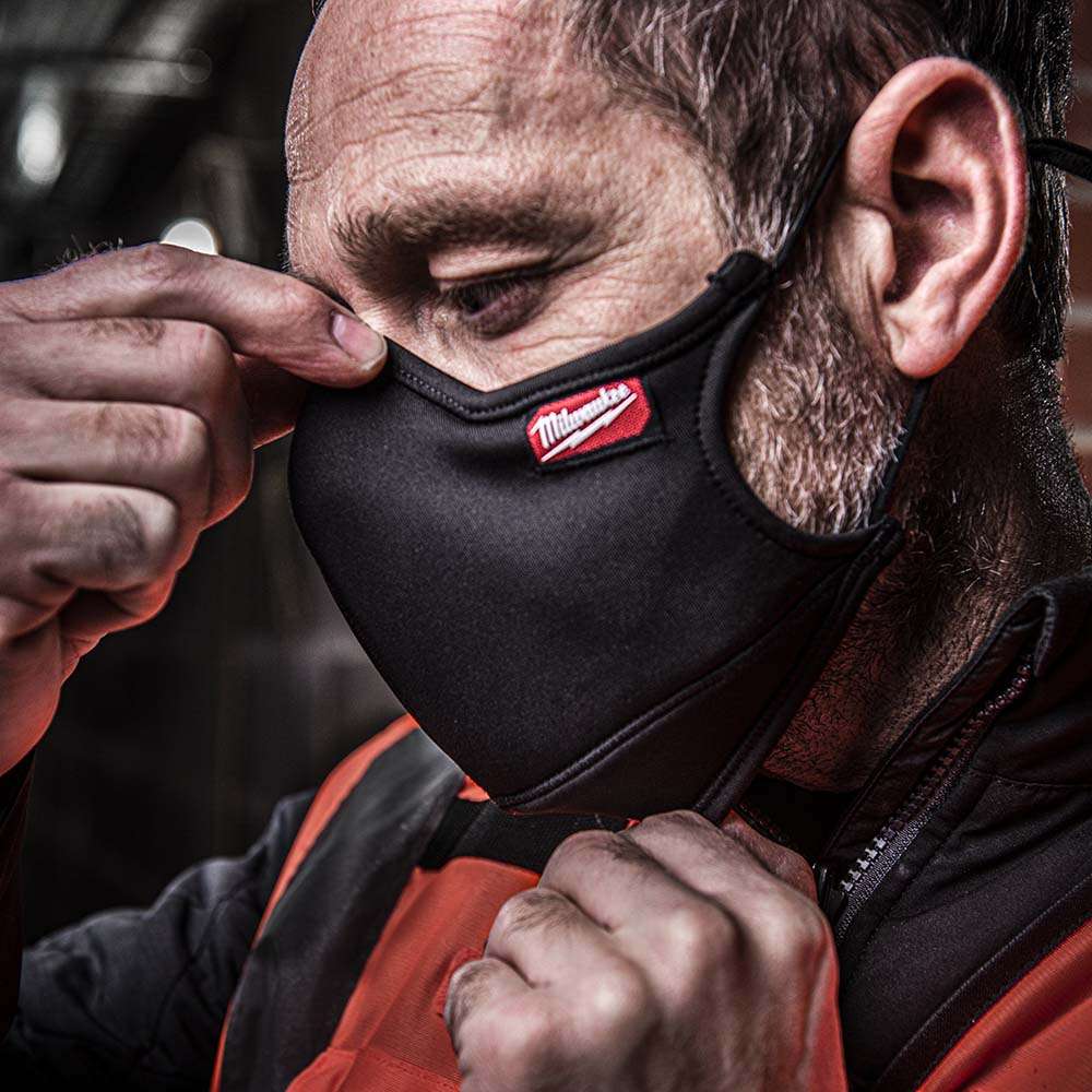 Milwaukee 4932478866 Face Mask, L/XL, Black (3 Pcs/Pack) 5