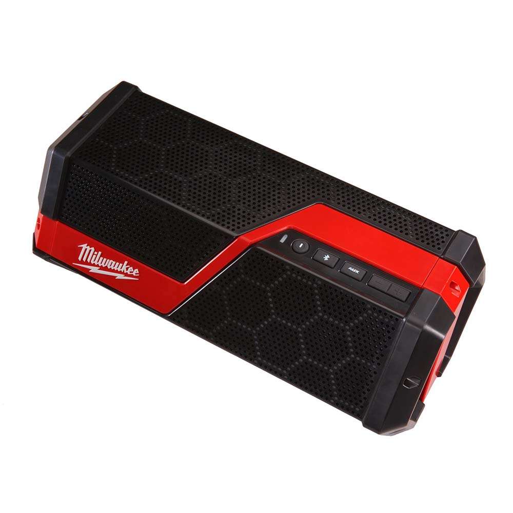 Milwaukee Jobsite Speaker, 12/18V Bluetooth Speaker for Site Audio 4