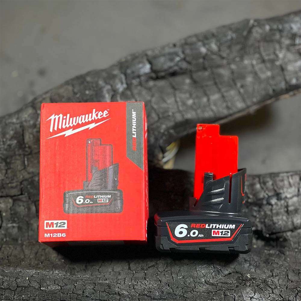 Milwaukee Red Lithium 12V 6.0Ah Battery, High-Capacity Pack for M12 Tools 2