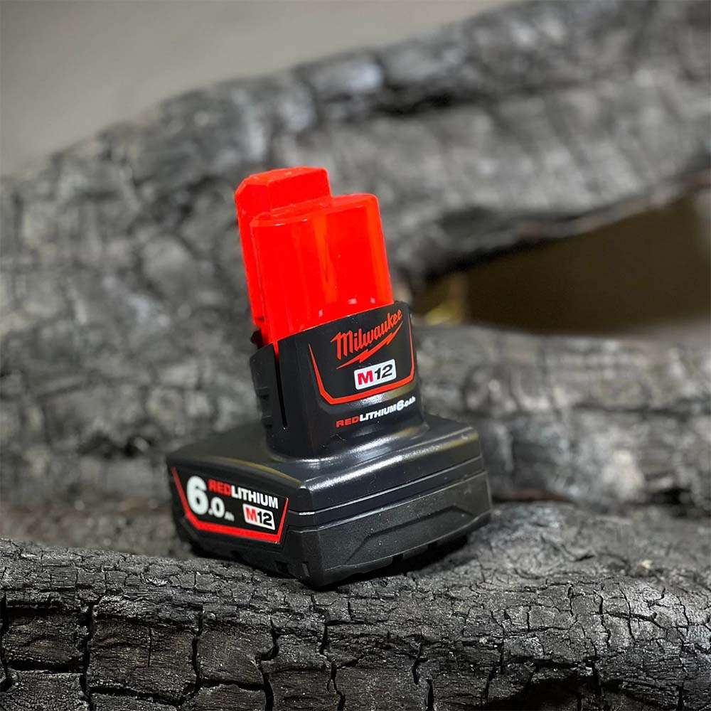 Milwaukee Red Lithium 12V 6.0Ah Battery, High-Capacity Pack for M12 Tools 3