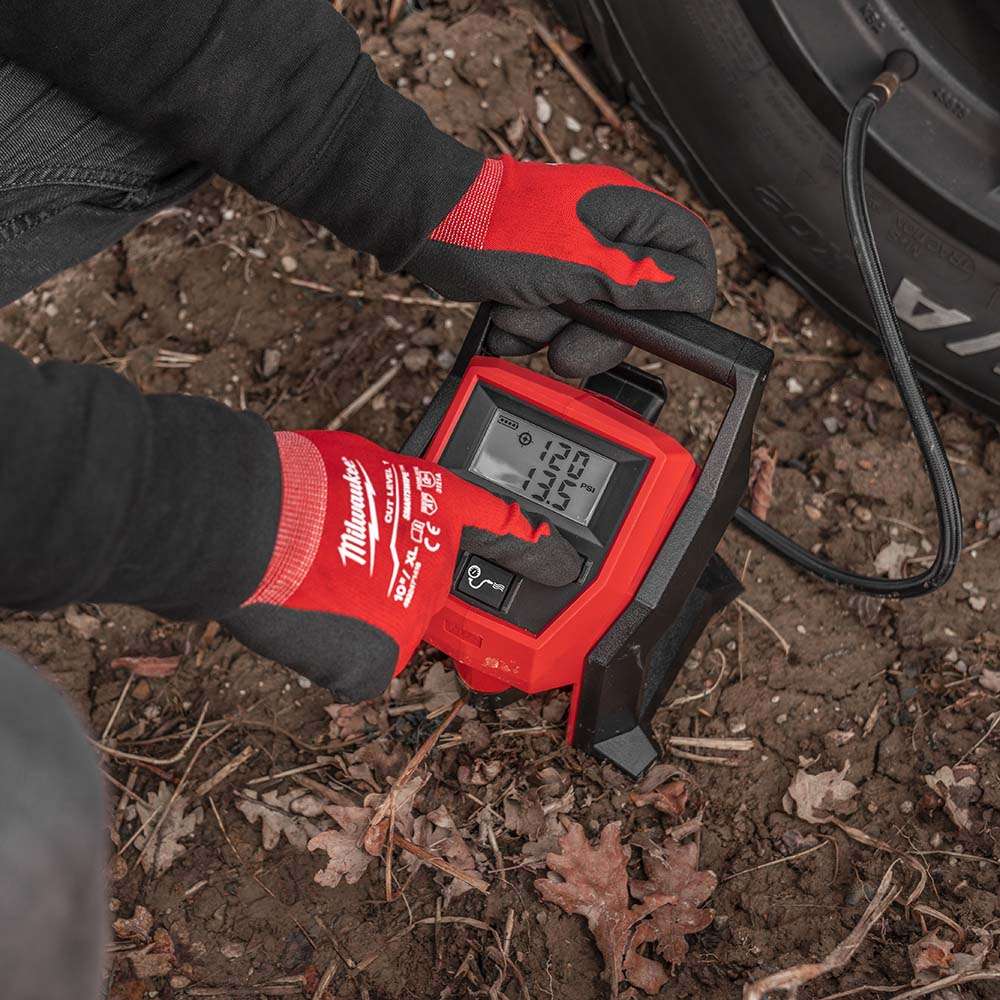 Milwaukee M12BI-0 12V Compact Tyre Inflator (Bare Tool)  9