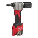Milwaukee M12 Rivet Tool Kit, 12V Blind Rivet Gun with 2 x 2.0Ah - Pack of 2 Battery 1
