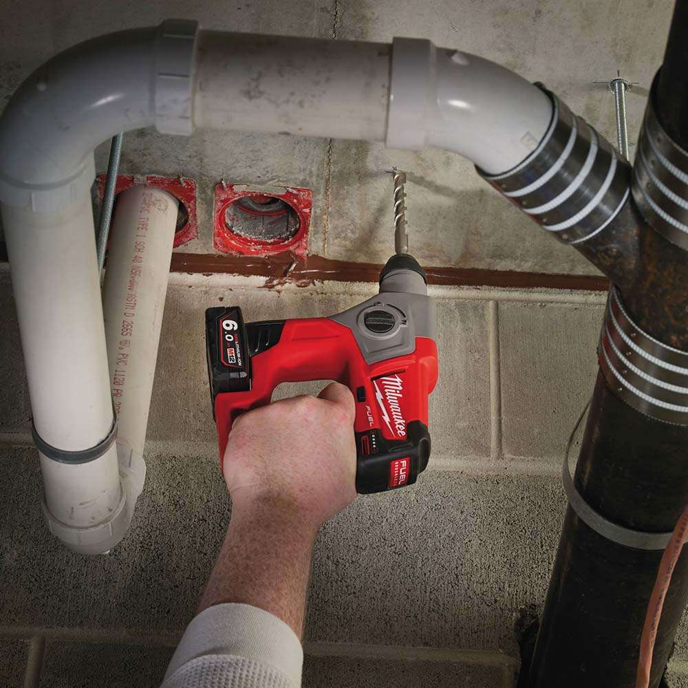 Milwaukee M12CH-0 Fuel SDS Plus Cordless Hammer Drill (Bare Tool)  8