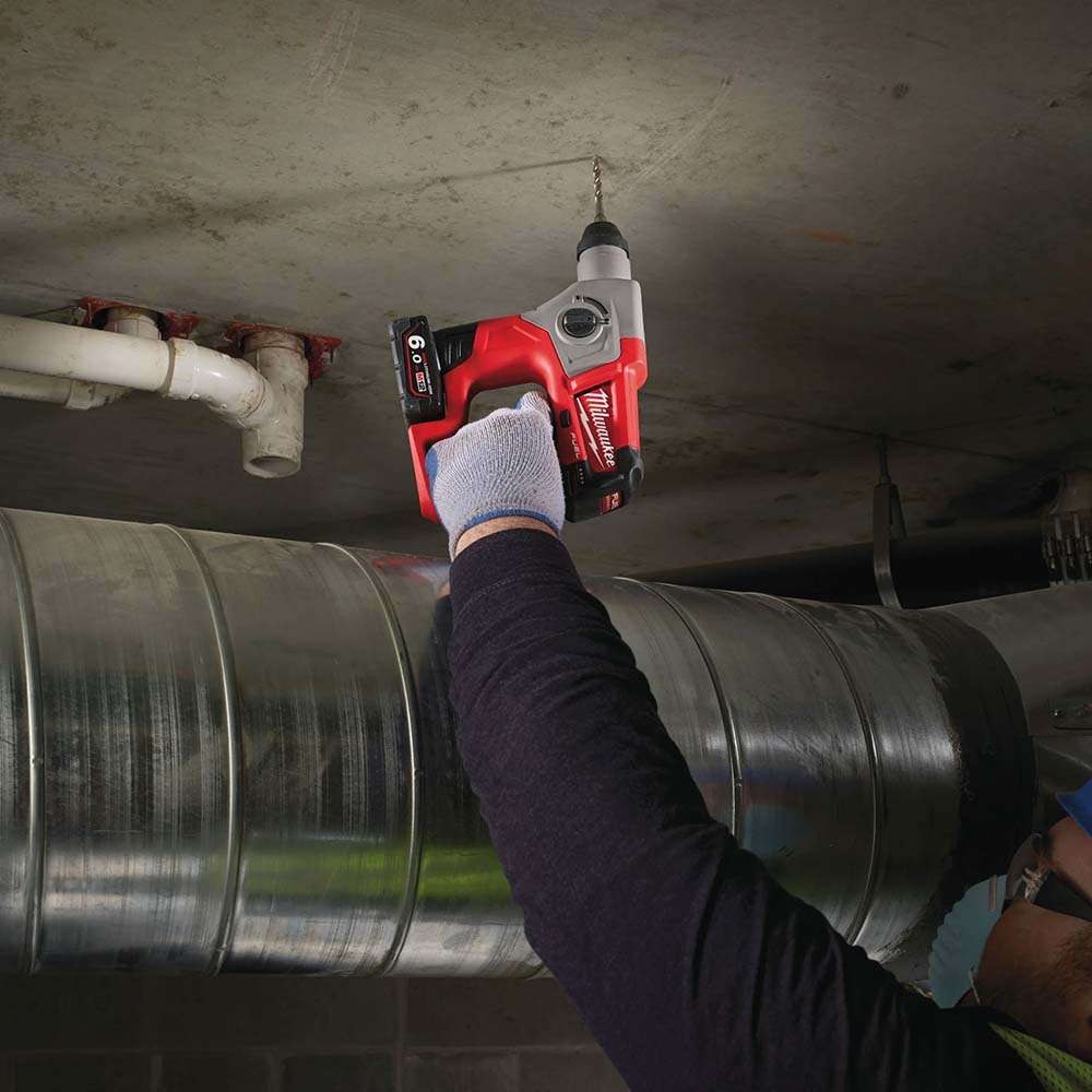 Milwaukee M12CH-0 Fuel SDS Plus Cordless Hammer Drill (Bare Tool)  9