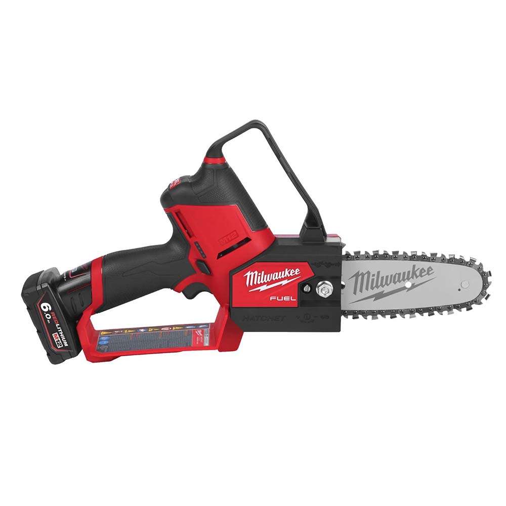 Milwaukee M12FHS-602 Fuel 12V 6Ah X 2 Li-ion Cordless Hatchet Chain Saw, 152MM 1