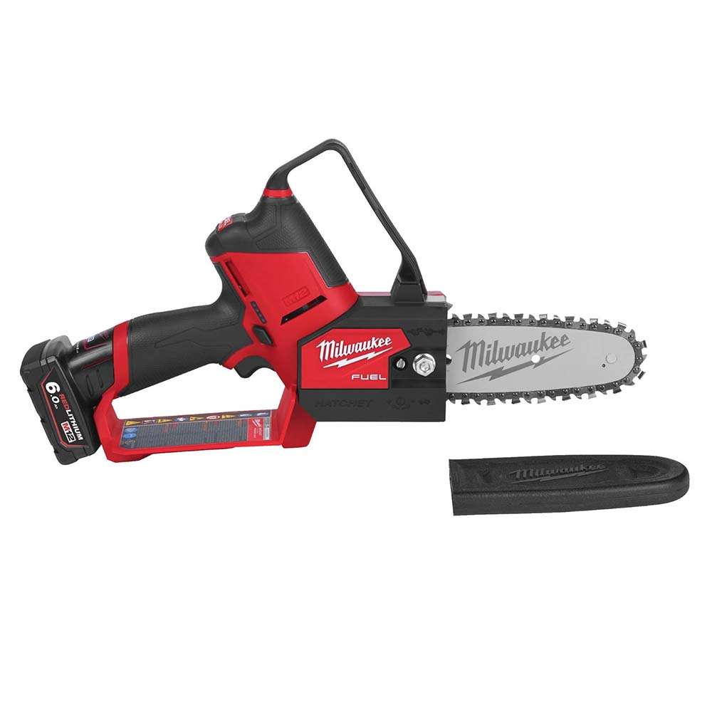 Milwaukee M12FHS-602 Fuel 12V 6Ah X 2 Li-ion Cordless Hatchet Chain Saw, 152MM 2