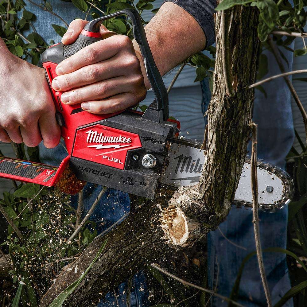 Milwaukee M12FHS-602 Fuel 12V 6Ah X 2 Li-ion Cordless Hatchet Chain Saw, 152MM 13