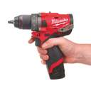 Milwaukee M12 Fuel Percussion Drill Kit, 13mm 12V Combi with 2 x 4.0Ah - Pack of 2 Battery 4
