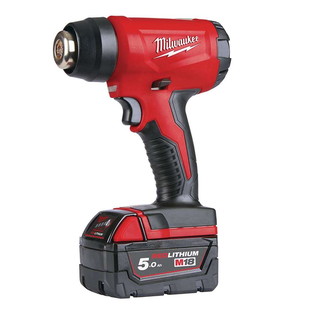Milwaukee M18BHG-502C 18V 5Ah X 2 Li-ion Cordless Heat Gun Kit 1