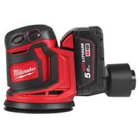 Milwaukee 125mm Random Orbit Sander, 18V Cordless Finishing Sander
