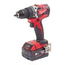 Milwaukee Compact Brushless Percussion Drill Kit, 13mm 18V Combi with 2 x 4.0Ah - Pack of 2 Battery 1
