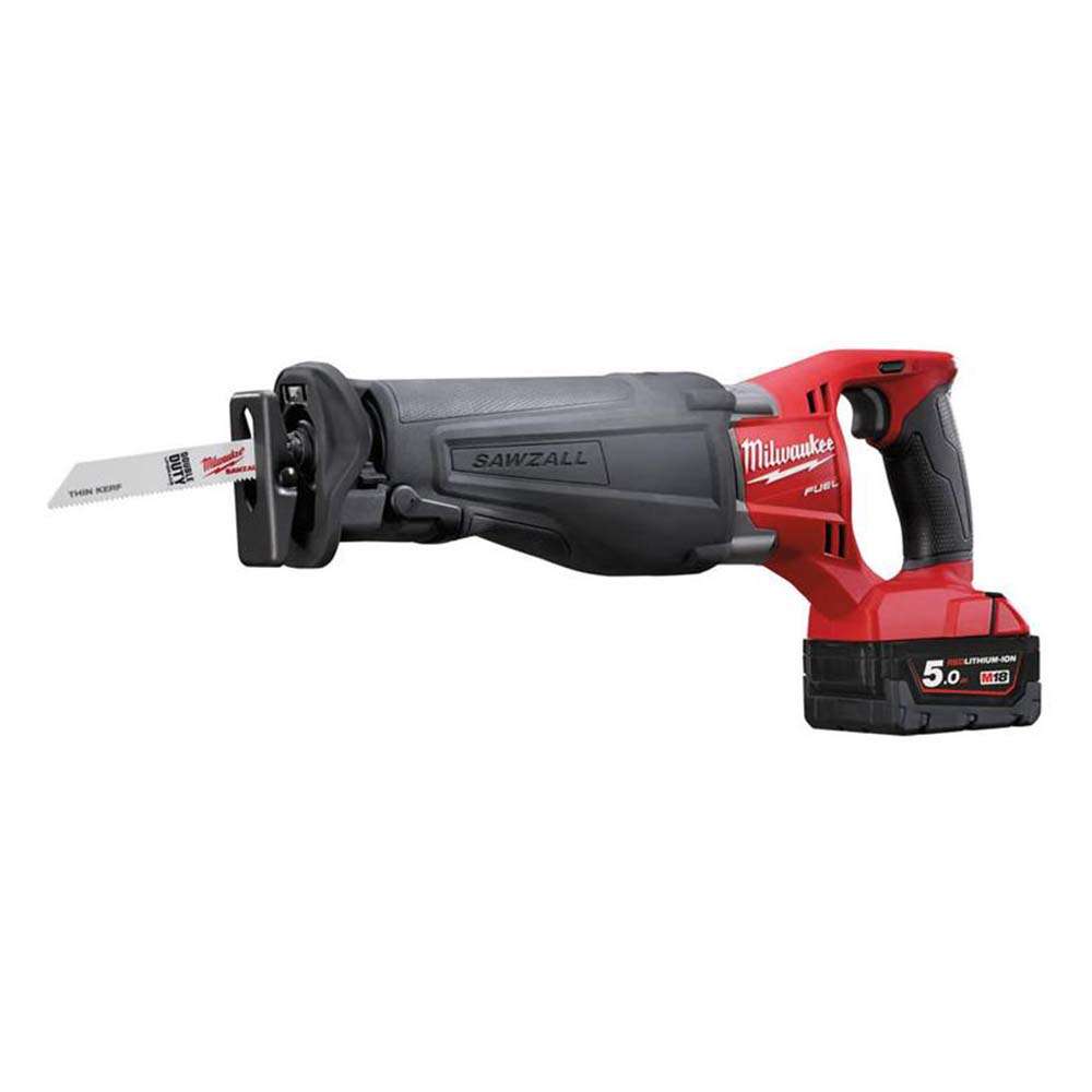 المنشار الترددي المستقيم ميلووكي (Milwaukee) قياس (25MM) يعمل ببطارية (18V-5AhX2) موديل (M18CSX-502X) 1