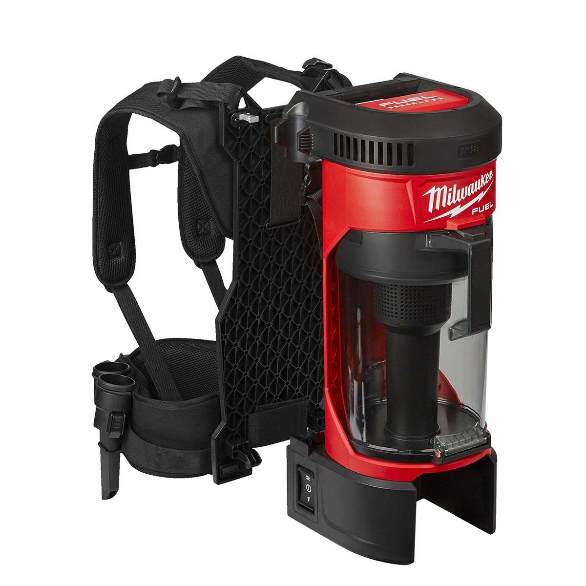 المكنسة الكهربائية اللاسلكية ميلووكي (Milwaukee) المحمولة على الظهر ببطارية (18V) موديل (M18FBPV-0) ملاحظة (تأتي دون ملحقات) 0