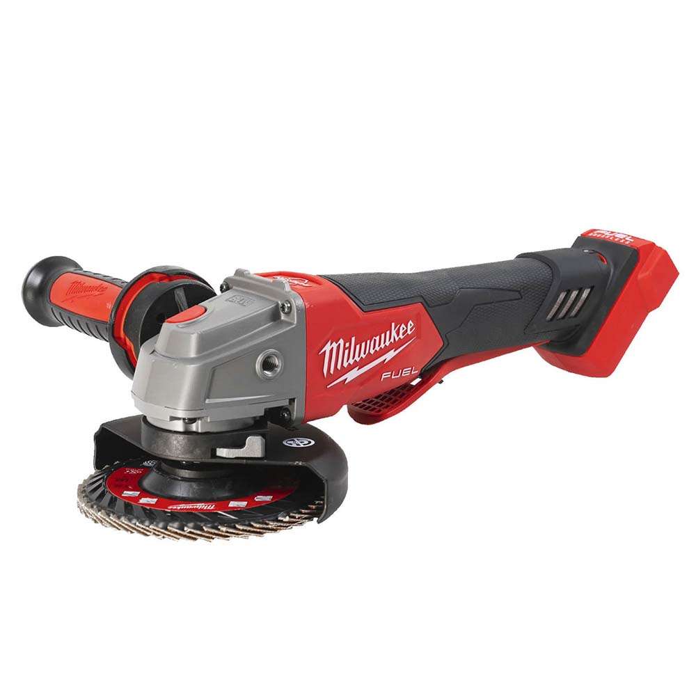 Milwaukee M18 Fuel 125mm Angle Grinder, Variable-Speed Paddle Grinder 0