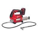 Milwaukee 18V Grease Gun Kit, Cordless Grease Gun with 2 x 2.0Ah - Pack of 2 Battery 1