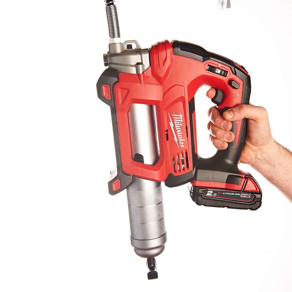 Milwaukee M18GG-502B 18V 5Ah X 2 Li-ion Cordless Grease Gun Kit 5