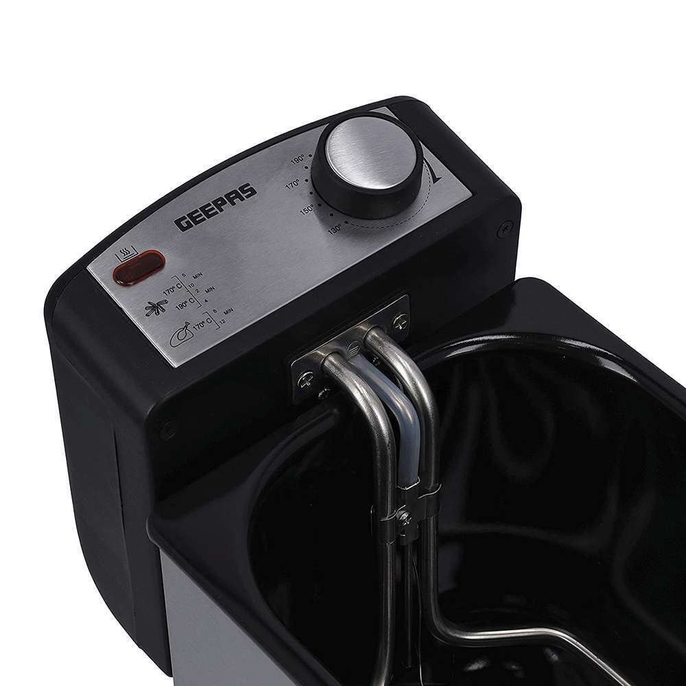 Geepas 3L Deep Fryer Large Capacity & High Performance with Overheat Protection 2180W 2
