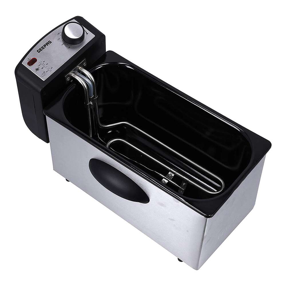 Geepas 3L Deep Fryer Large Capacity & High Performance with Overheat Protection 2180W 4