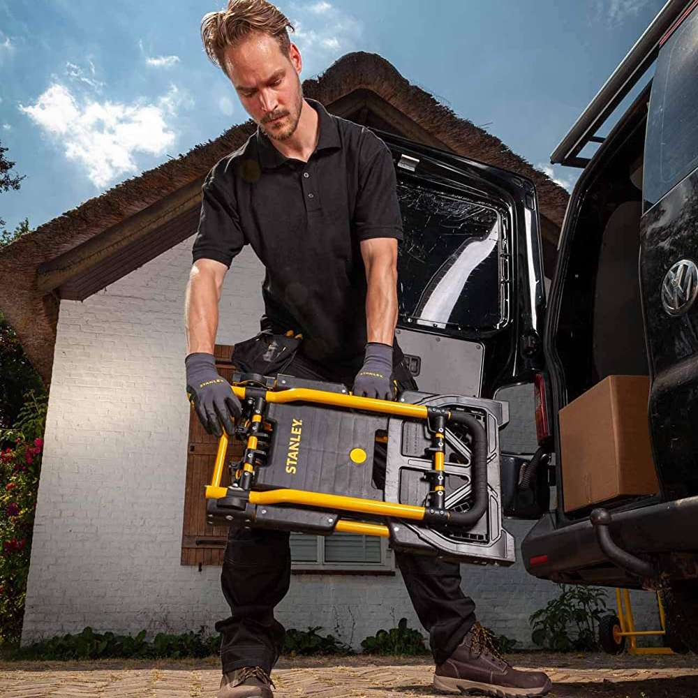 Stanley 2-in-1 Folding Hand Truck & Trolley 11