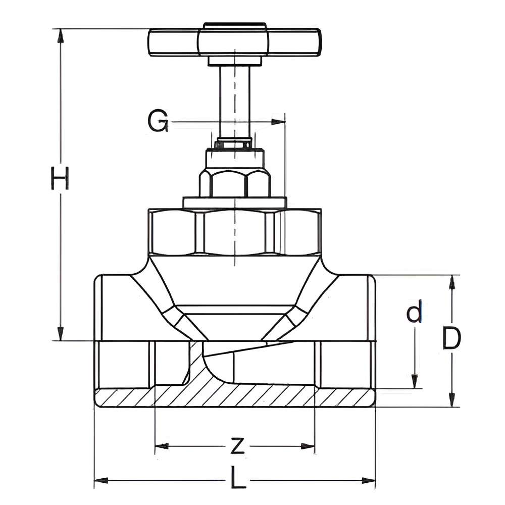 Banninger PPR Gate Valve, 25MM 1