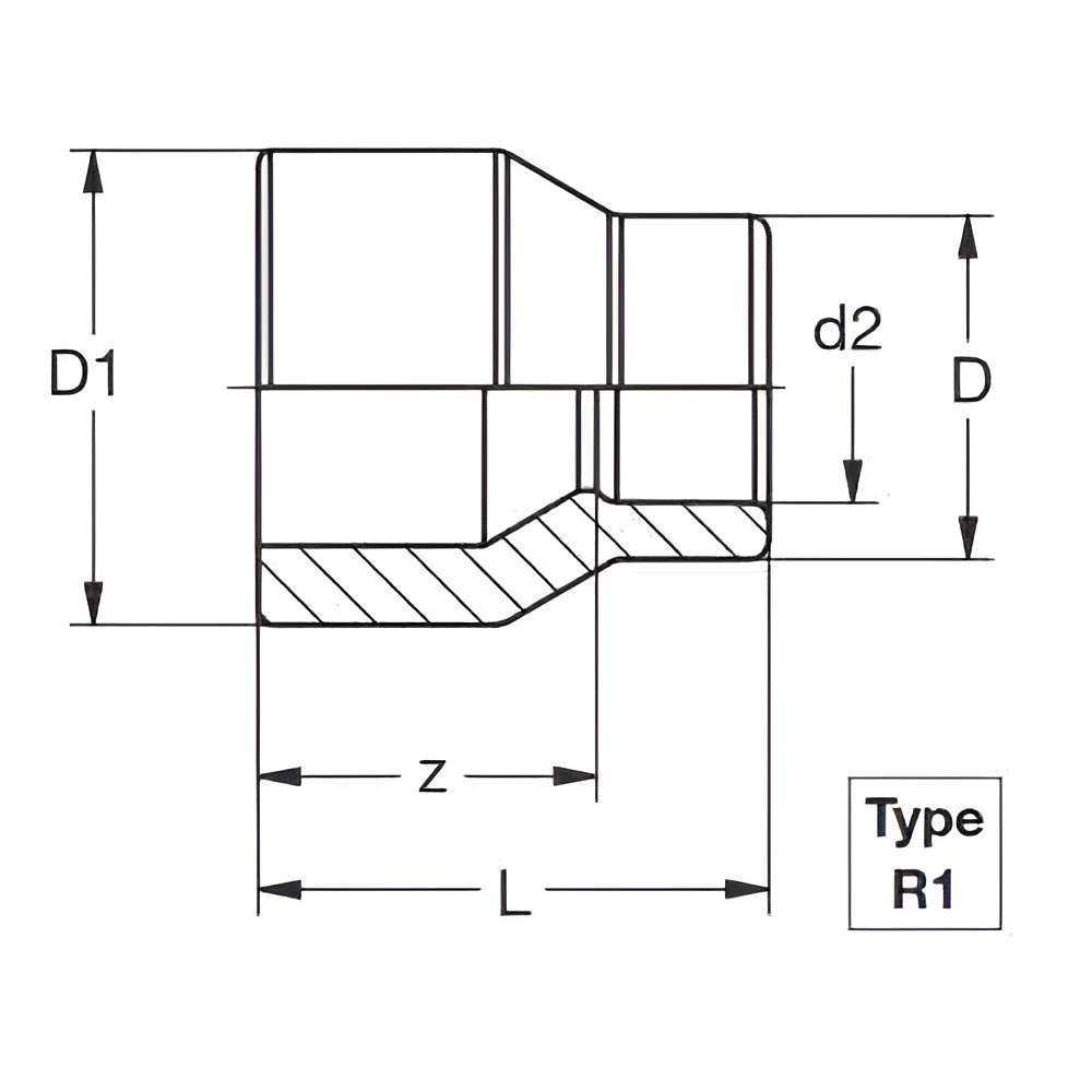 Banninger PPR Reducer Bush, 90MM X 75MM 4