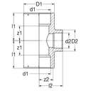 Banninger PPR Reducer Tee, 50MM X 20MM 4