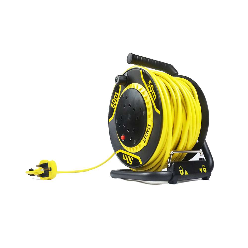 Stanley 4 Socket 50m Cable Reel  2