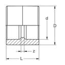 Banninger PPR Socket, 32MM 4