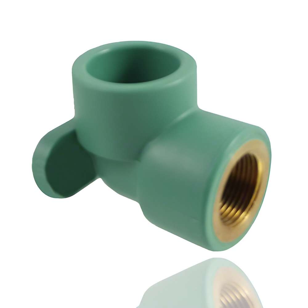 Banninger PPR Wall Plate Female Elbow, 25MM X 3/4" 0